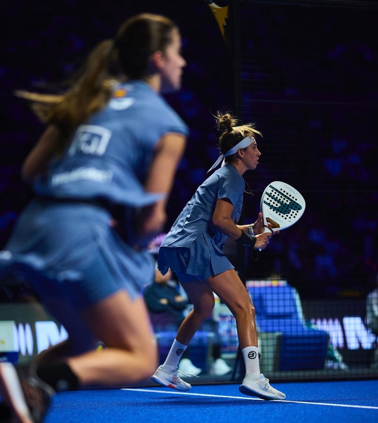 Intense match moment